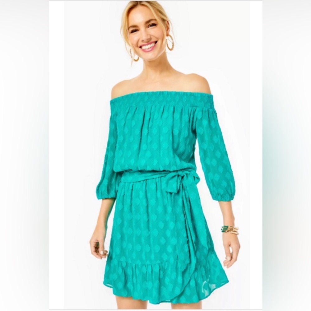 Lilly Pulitzer Rochelle Off the Shoulder Romper